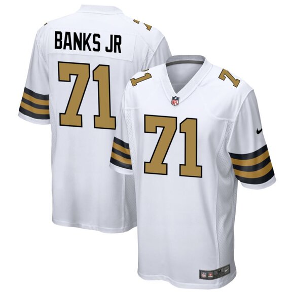 Mens Youths Kids Womens Kelvin Banks Jr White Stitched Jersey